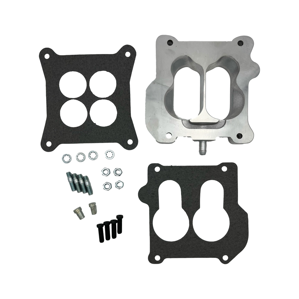 Holley 465, 600, 750 Carby to Spreadbore Manifold Adapter Plate Carburettor FORD XC XD F100 CARTER THERMOQUAD