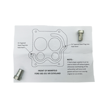 Load image into Gallery viewer, Holley 465, 600, 750 Carby to Spreadbore Manifold Adapter Plate Carburettor FORD XC XD F100 CARTER THERMOQUAD