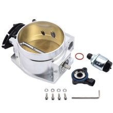 Load image into Gallery viewer, LS1 LS2 Holden HSV V8 Billet 102mm Throttle Body 4 bolt pattern with sensors Silver