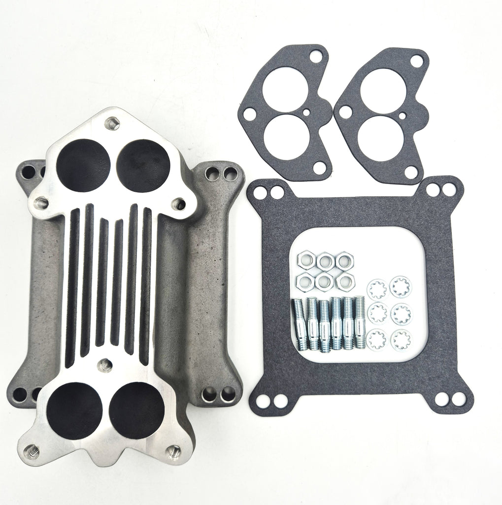 Twin Holley 94 / Stromberg 97 Adapter to 4 Barrel Manifolds