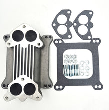 Load image into Gallery viewer, Twin Holley 94 / Stromberg 97 Adapter to 4 Barrel Manifolds