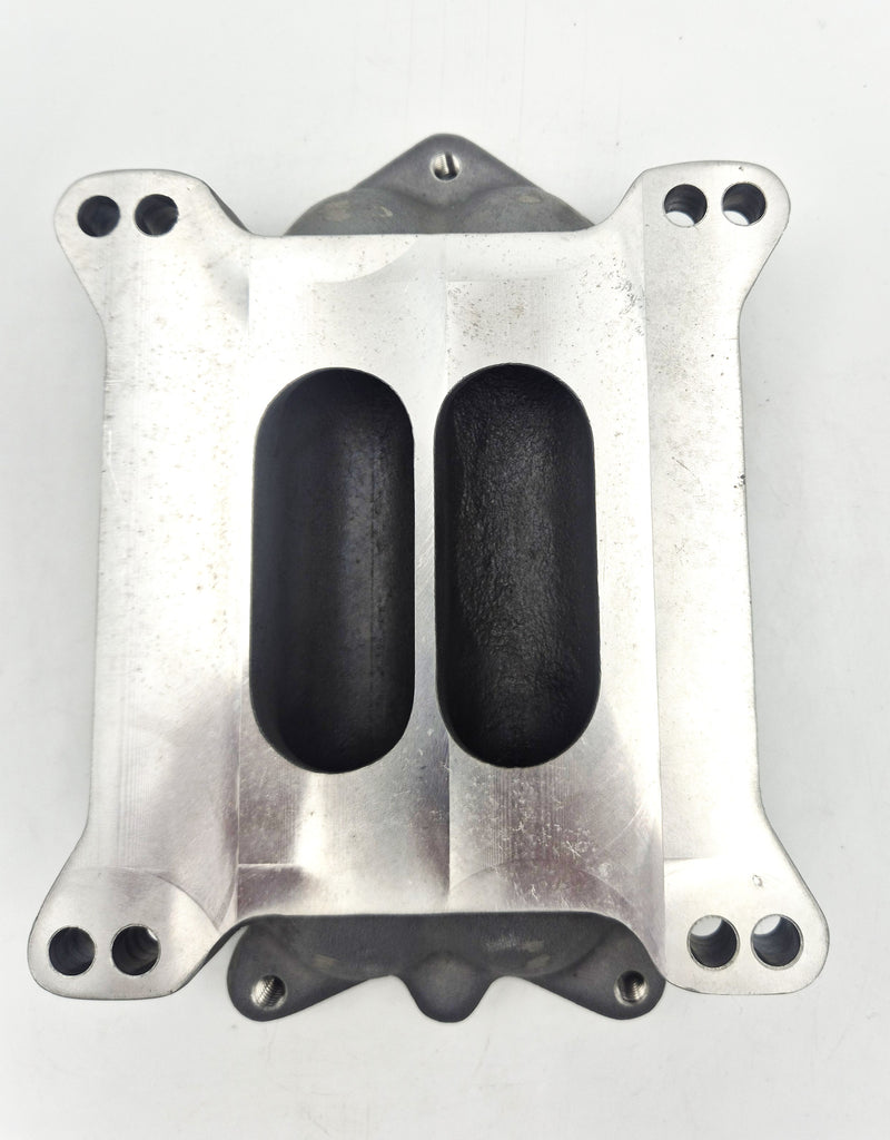 Twin Holley 94 / Stromberg 97 Adapter to 4 Barrel Manifolds