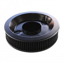Load image into Gallery viewer, Extraflow All Black Air Filter Cleaner 14" x 3" Holley Edelbrock Recessed Base