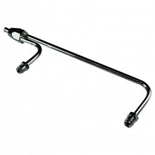 Load image into Gallery viewer, Fuel Rail Line Chrome Holley 650,750,850 etc Double Pumper 9-5/16" Centres