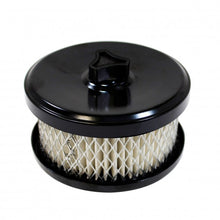 Load image into Gallery viewer, Black Plain Dish Style Air Cleaner 4" Wide x 2" Tall -2 5/8" &amp; 2-5/16" neck