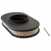 Load image into Gallery viewer, Oval Black Full Finned Air Cleaner 15" x 2" Holley Edelbrock Quadrajet Carter