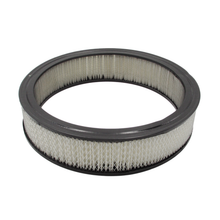 Load image into Gallery viewer, Speco 14" x 3" Chrome Air Cleaner Recessed Base 5-1/8" Neck suit Holley, Edelbrock, Rochester A1403