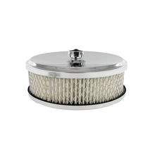 Load image into Gallery viewer, Speco 6-3/8" x 2" Inch Chrome Air Cleaner with 2-5/16" Neck suit Stromberg Carburettor Holden 6