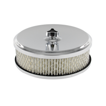 Load image into Gallery viewer, Speco 6-3/8" x 2" Inch Chrome Air Cleaner with 2-5/16" Neck suit Stromberg Carburettor Holden 6