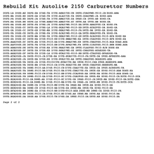 Load image into Gallery viewer, Rebuild Kit Autolite 2150 Carburettor Ford 6 &amp; 8 cyl 75-78 Lincoln 77-80 Mercury 75-77 Ford Truck 74-80 Motorcraft