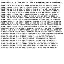 Load image into Gallery viewer, Rebuild Kit Autolite 4300 Carburettor AMC Ford Falcon XR-XB F100, Fairlane V8 Nash Rambler Jeep Lincoln