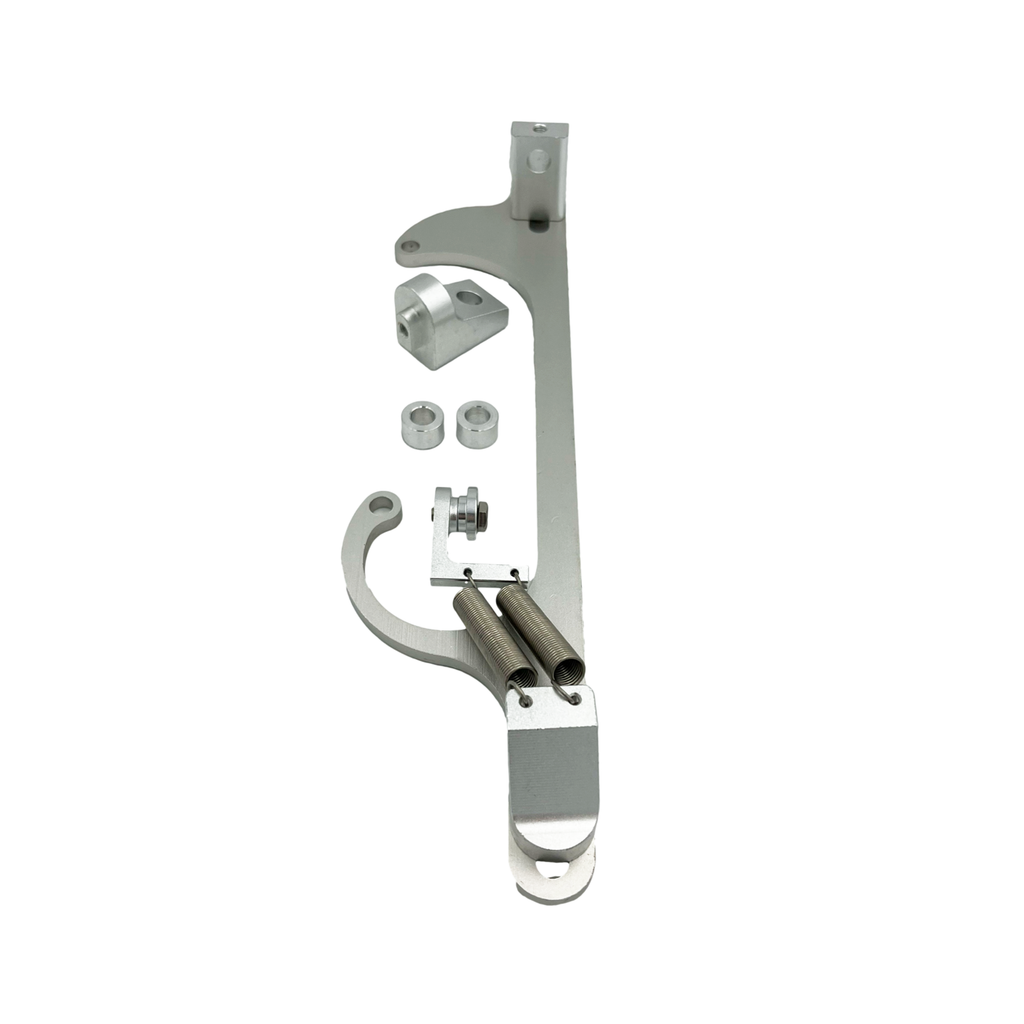 Holley 650 750 Silver Carburettor Throttle Cable Bracket 4150 Holley Double Pump