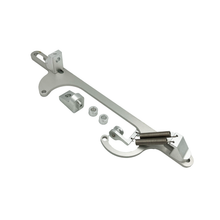 Load image into Gallery viewer, Holley 650 750 Silver Carburettor Throttle Cable Bracket 4150 Holley Double Pump