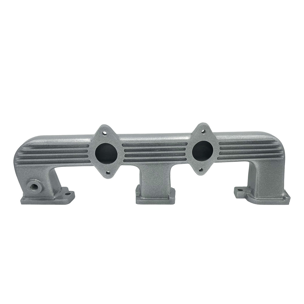 Intake Manifold - Holden X2 HD HR Twin Stromberg Red 149 161 179 186 202 (Silver)