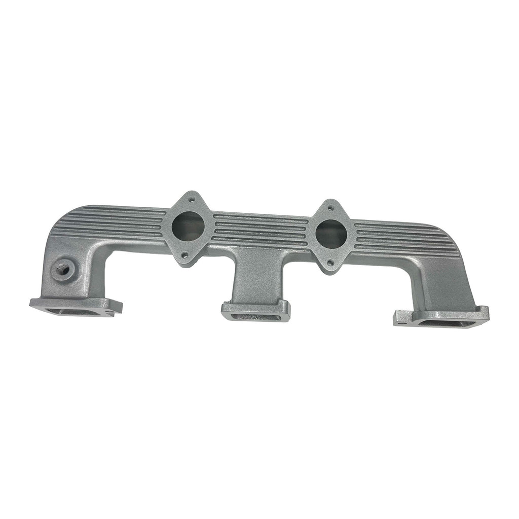 Intake Manifold - Holden X2 HD HR Twin Stromberg Red 149 161 179 186 202 (Silver)