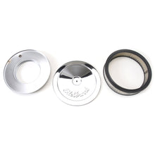 Load image into Gallery viewer, Edelbrock "Pro-Flo" Chrome 10" Round 2" Tall Air Cleaner with Paper Element