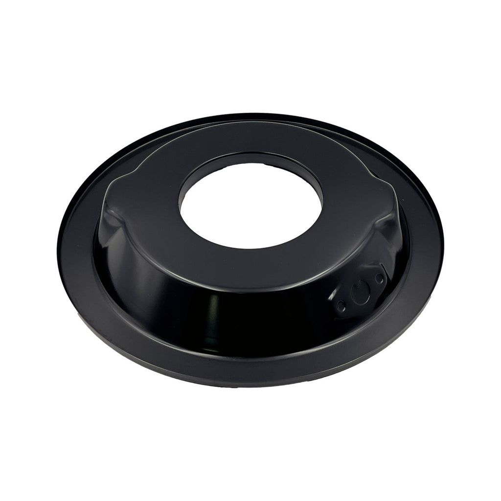 GASO 14" x 3" Black Air Cleaner Recessed Base 5-1/8" Neck suit Holley, Edelbrock, Rochester