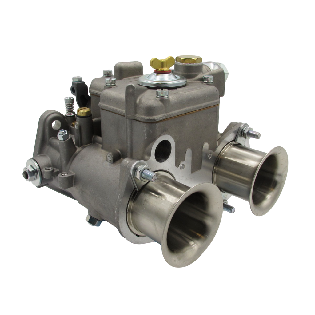 40 DCOE Weber Style Carburettor with Chrome Ram Tubes