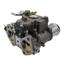 Load image into Gallery viewer, 45 DCOE Weber Style Carburettor (5 Progression Holes) with Chrome Ram Tubes