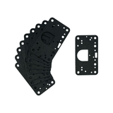 Holley 350 390 465 600 650 750 850 Carby Metering Block Gaskets Squarebore Black 10 Pack