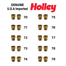 Load image into Gallery viewer, Holley Main Jet Kit Size 70 to 79
