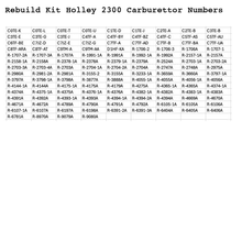 Load image into Gallery viewer, Rebuild Kit Holley 2300 320-350 CFM Carburettor and 2305 [KH2]