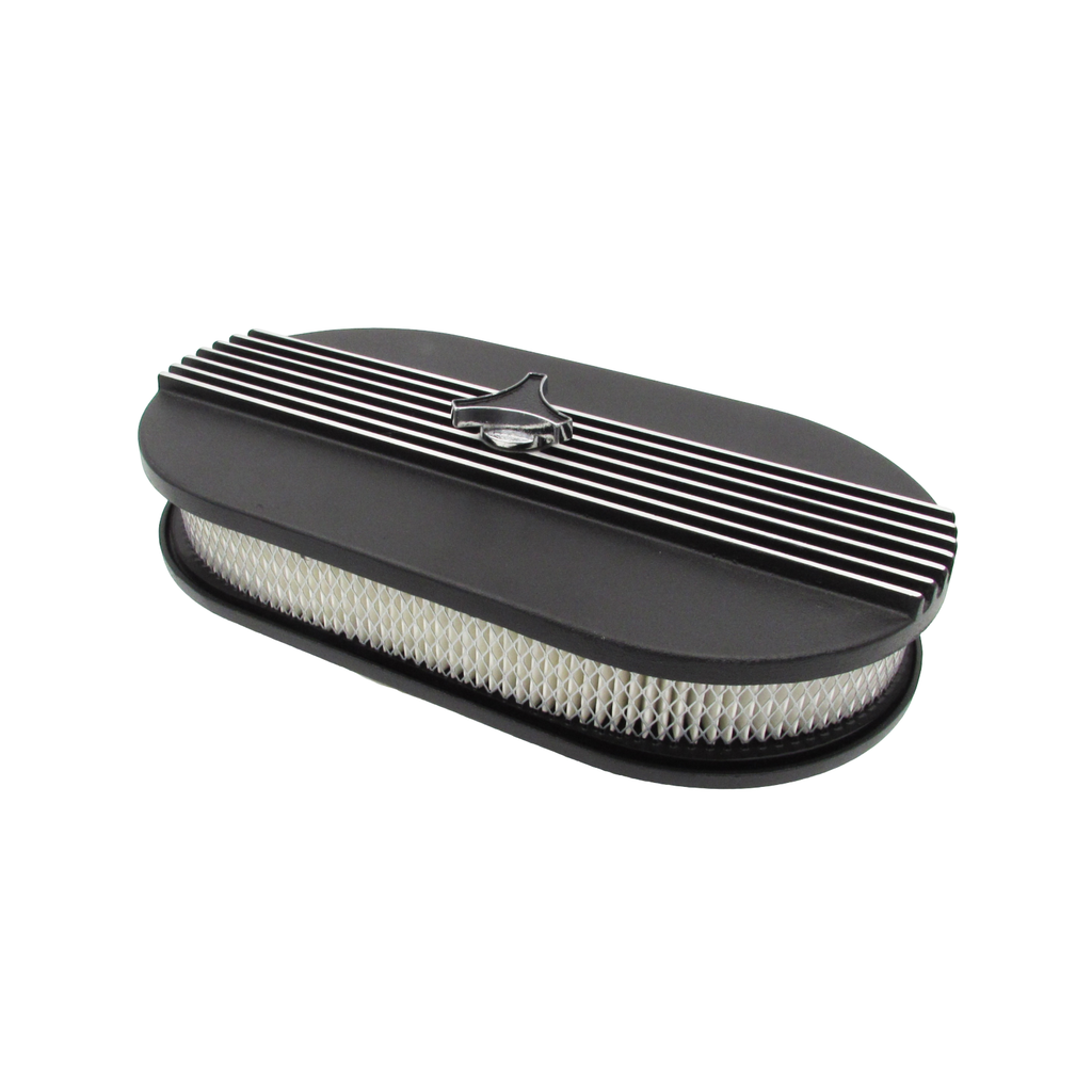 Holden HD HR X2 Air Cleaner for Twin Stromberg 2-5/16" Carburettor   15" x 8 x 2" Cast Alloy