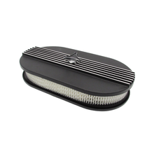 Load image into Gallery viewer, Holden HD HR X2 Air Cleaner for Twin Stromberg 2-5/16" Carburettor   15" x 8 x 2" Cast Alloy