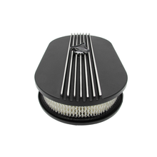 Load image into Gallery viewer, Holden HD HR X2 Air Cleaner for Twin Stromberg 2-5/16" Carburettor   15" x 8 x 2" Cast Alloy