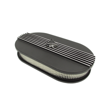 Load image into Gallery viewer, Holden HD HR X2 Air Cleaner for Twin Stromberg 2-5/16" Carburettor   15" x 8 x 2" Cast Alloy