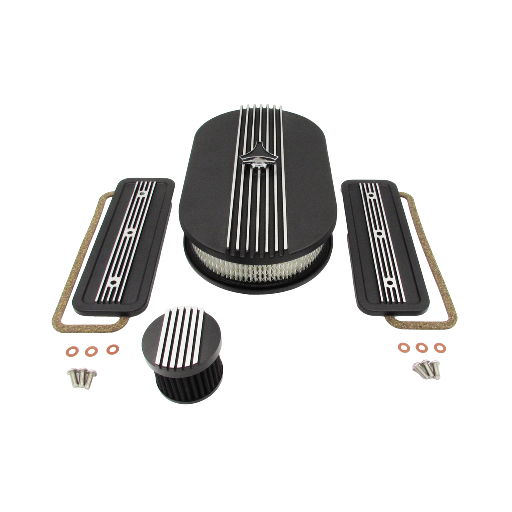X2 Kit - Air Cleaner + Side Plates + Breather 149 161 179 186 202 Holden HD HR