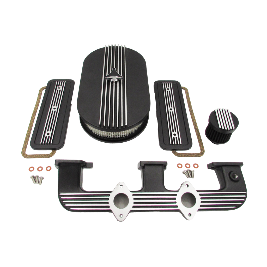 X2 Premium Kit - Manifold + Air Cleaner + Side Plates + Breather 149 161 179 186 202 Holden HD HR