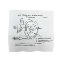 Load image into Gallery viewer, HOLDEN FORD Stromberg Carby Idle Mixture Screw Repair Kit XC XD XB HX HZ LH UC &amp; WW