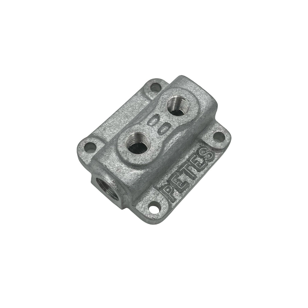TWIN FUEL BLOCK HOT ROD Holley Stromberg Carburettor