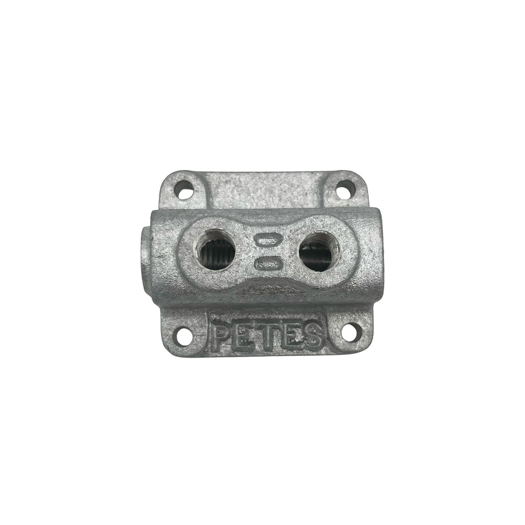 TWIN FUEL BLOCK HOT ROD Holley Stromberg Carburettor