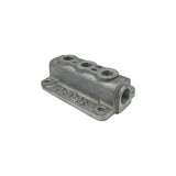 TRIPLE FUEL BLOCK HOT ROD Holley Stromberg Brass Fittings