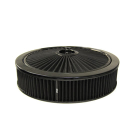 Holley 600 750 Carby Extreme Air Filter Quadrajet Edelbrock Carburettor Black 14x3