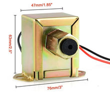 Load image into Gallery viewer, Solid-State Electric Fuel Pump 4-6 PSI 35 GPH Carburettor Use