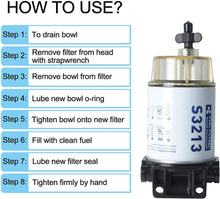 Load image into Gallery viewer, Marine Fuel Filter And Water Separator Diesel &amp; Unleaded