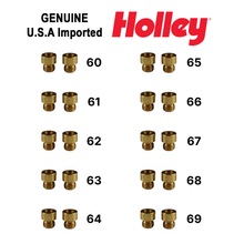 Load image into Gallery viewer, Holley Main Jet Kit - Sizes 60 through to 69