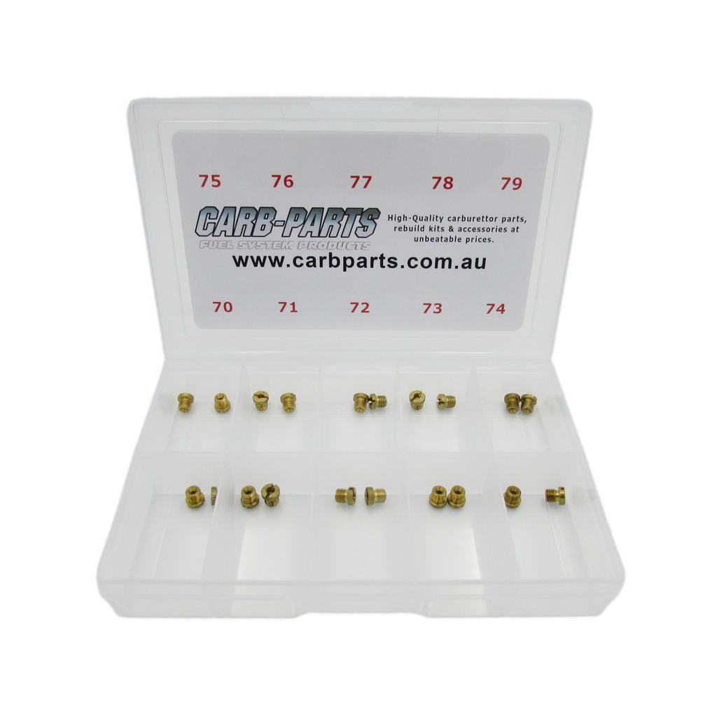Rochester Main Jet Kit Sizes 70 to 79