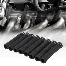 Load image into Gallery viewer, LS1 LS2 Holden HSV V8 8PCS 2500° Spark Plug Lead Heat Sleeve Colour: Black &amp; Titanium