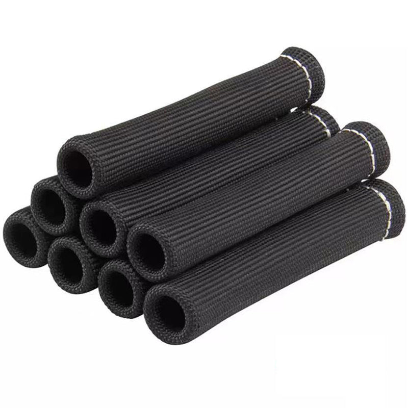 LS1 LS2 Holden HSV V8 8PCS 2500° Spark Plug Lead Heat Sleeve Colour: Black & Titanium
