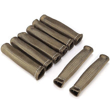 Load image into Gallery viewer, LS1 LS2 Holden HSV V8 8PCS 2500° Spark Plug Lead Heat Sleeve Colour: Black &amp; Titanium