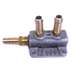 TWIN FUEL BLOCK HOT ROD Holley Stromberg Carburettor